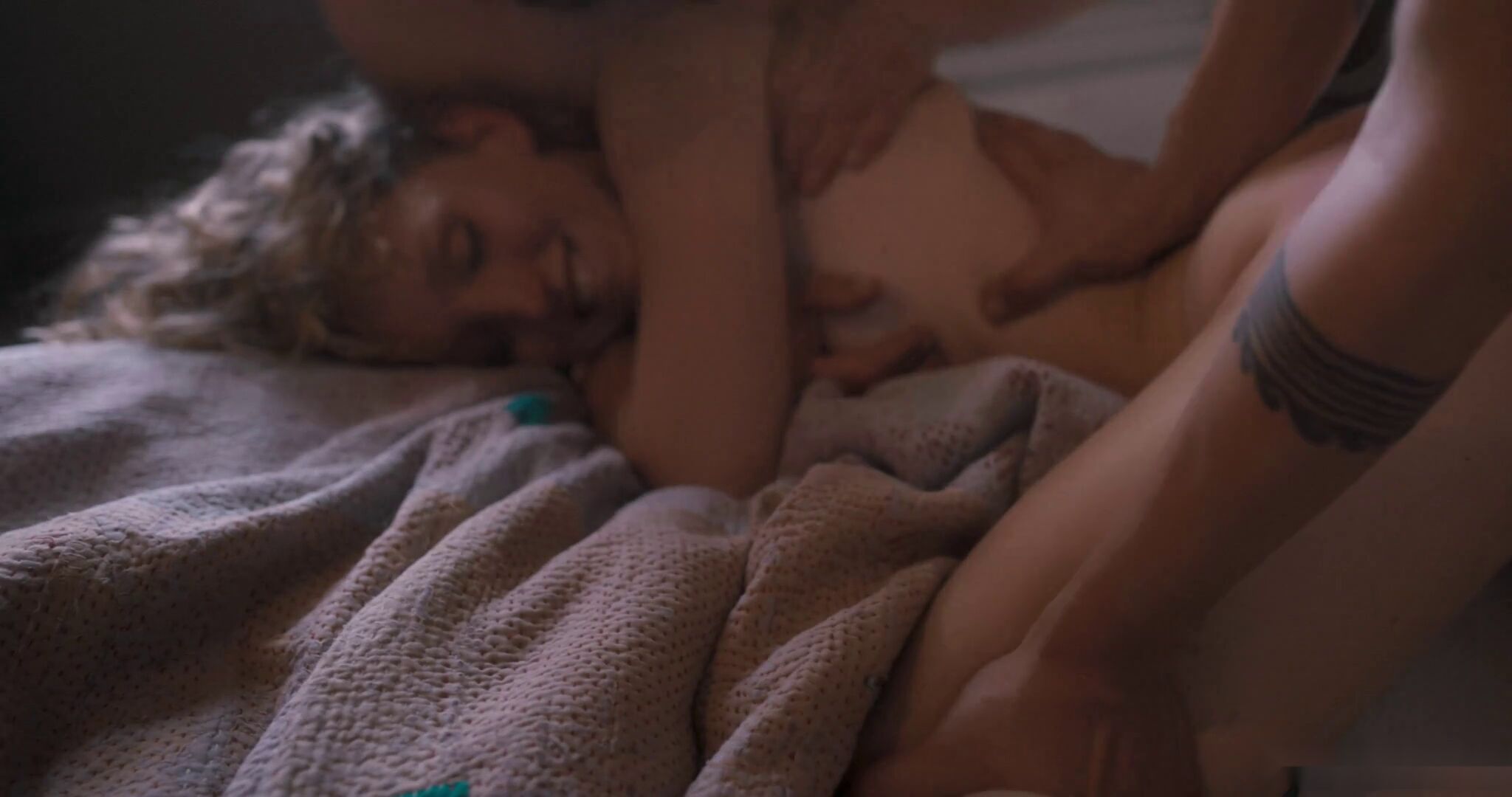 Curly Threesome Romp